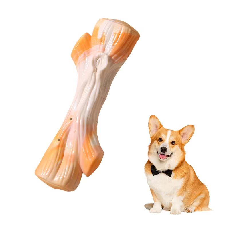 Luxury Durable PA Bark Dog Chew Toy Eco-friendly Safe for Medium Large Breed Teeth Health Teething Relief Aggressive Chewing