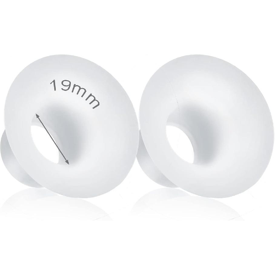 

Силиконовые вкладыши в воронку 19 мм, совместимые с Medela/для Spectra S1 S2 / Elvie / S18 S21 / Momcozy S9 S12/ TSRETE 24 мм, или Freemie