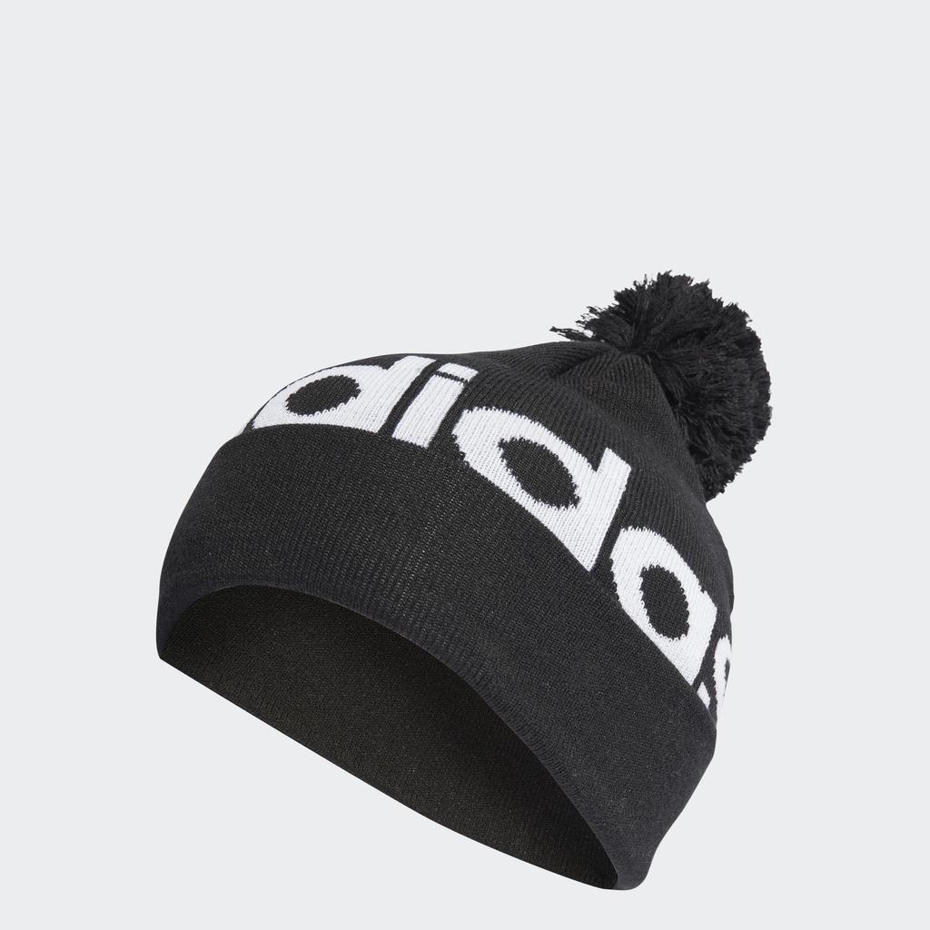 Adidas Knitted Hat with Sizes Pom-Pom, Beanie, Unisex, Adult, DMD77, Black/White (IB2654), 60-63cm