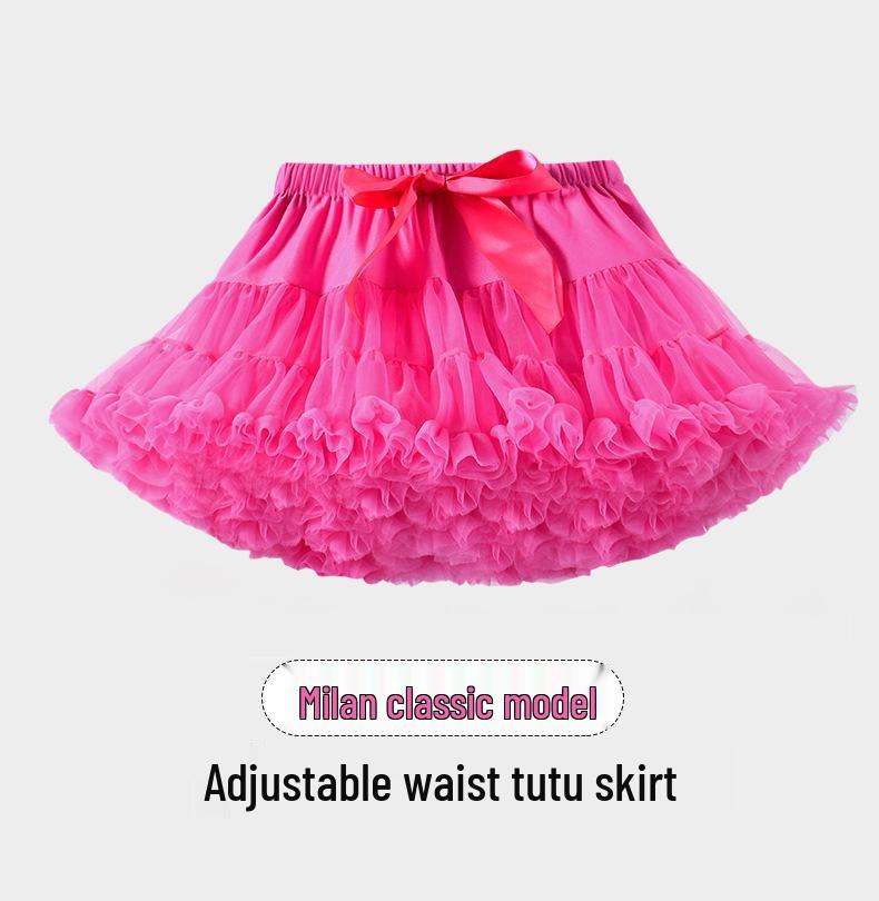 Children's Princess Mesh Tutu Dress - Soft, Puffy, Breathable Skirt for Girls