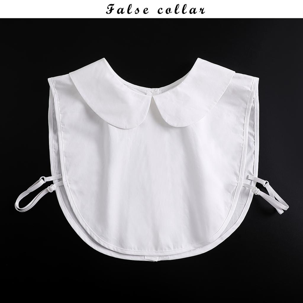 Women's Doll Lapel Fake Collars for Sweater Dress Decorative Female False Collar Stand Shirt Detachable Collar Faux Collar