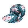 Stylish Leopard Print Hat Women Ponytail Hat Quick Drying Adjustable Hat for Outdoor Beach Sports
