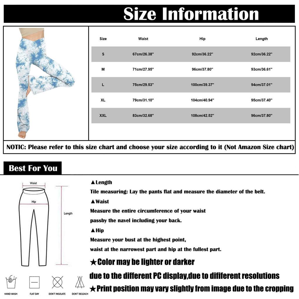Fashion Womens Sexy Yoga Pants High Waist Cross Wide Leg Color Exercise Yoga Pants