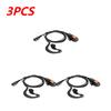 PU Wired Walkie Talkie Headset Earphones K-Plug Earpiece Headset Dual PTT G Type with Microphone for Kenwood Baofeng 888S TYT