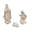 Resin Handicrafts Simulated Human Figure Sculpture Family of Three Christmas Birth of Jesus Decorative Figurines Home Decoration