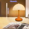 Mushroom LED Table Lamp Portable USB Charging Flower Bud Touch Night Light Mood Desk Lamp for Bedside Hotel Bar Coffee Decor