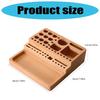 Sturdy Beechwood Tool Holders Multiple Compartment Designs for Home Studios or Professional Workspaces