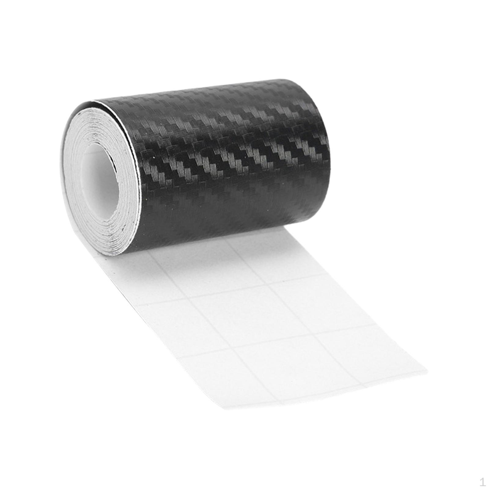 

Защитная накладка на порог автомобиля 4D из углеродного волокна, универсальные внешние аксессуары, защитные ограждения для краев 5mx5cm