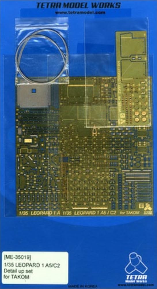 

Tetra Model ME Series German Leopard Tank Plastic Model Parts ME3519 1/35 1A5/C2 (TAK)