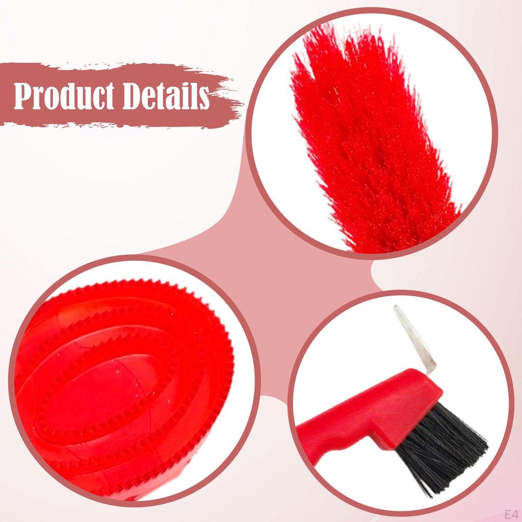 Grooming Kit Including Hoof Trimmer, Brush, Curry Comb, And Horse Brush Set, Ideal for Owners