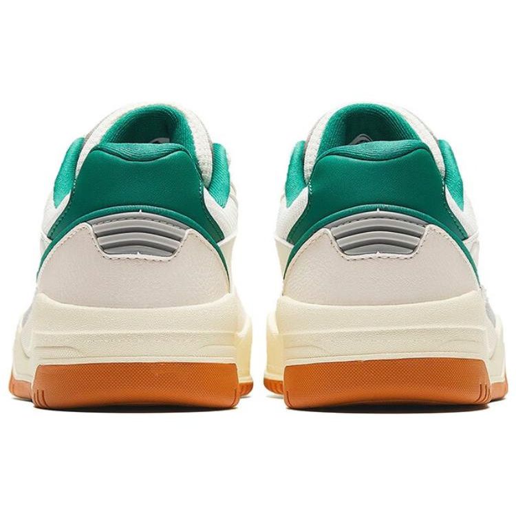 Anta Volle Punktzahl Bequem Vielseitig Rutschfest Wasserdicht Low-Top Sneaker Damen Sneaker Weiß Grün 122348060-1
