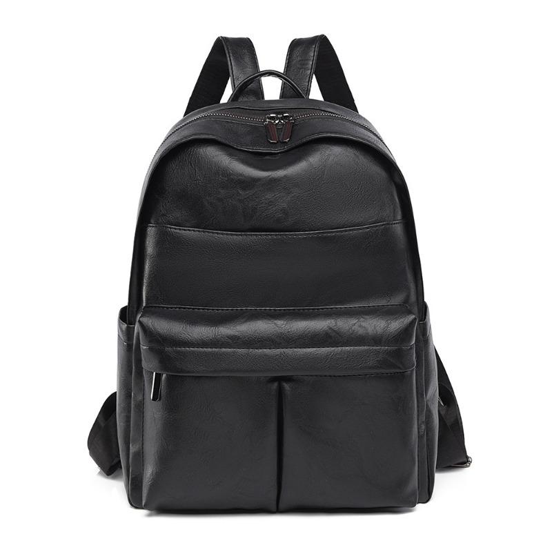 

New Fashion Backpack Women s College Style School Bag Casual Large Capacity Lightweight Travel Backpack чёрный