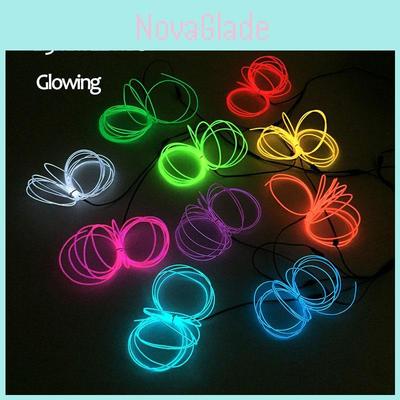 Colorful Neon Led Light Glow El Wire String With Controller For Festive Celebrations