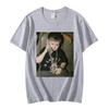 Fun Hasbulla Battle Terrier T-shirt Mini Khabib Blogger Graphic T-shirt Men's high quality oversized T-shirt Streetwear