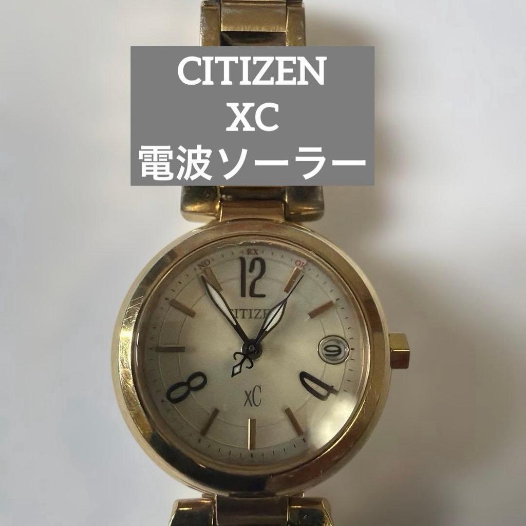 Used CITIZEN xC Ladies Watch Gold Radio Solar