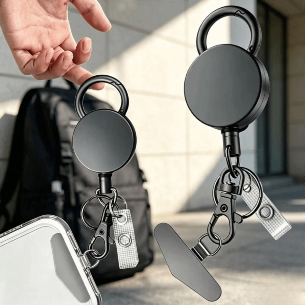 Anti-Diefstal Telefoonhouder Lanyard Intrekbaar Anti-Val Tuigje Intrekbare Sleutelhanger Klimmen