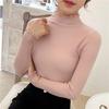 Women's Ruffle Half High Neck Long Sleeve Sweater - Early Spring & Autumn Style