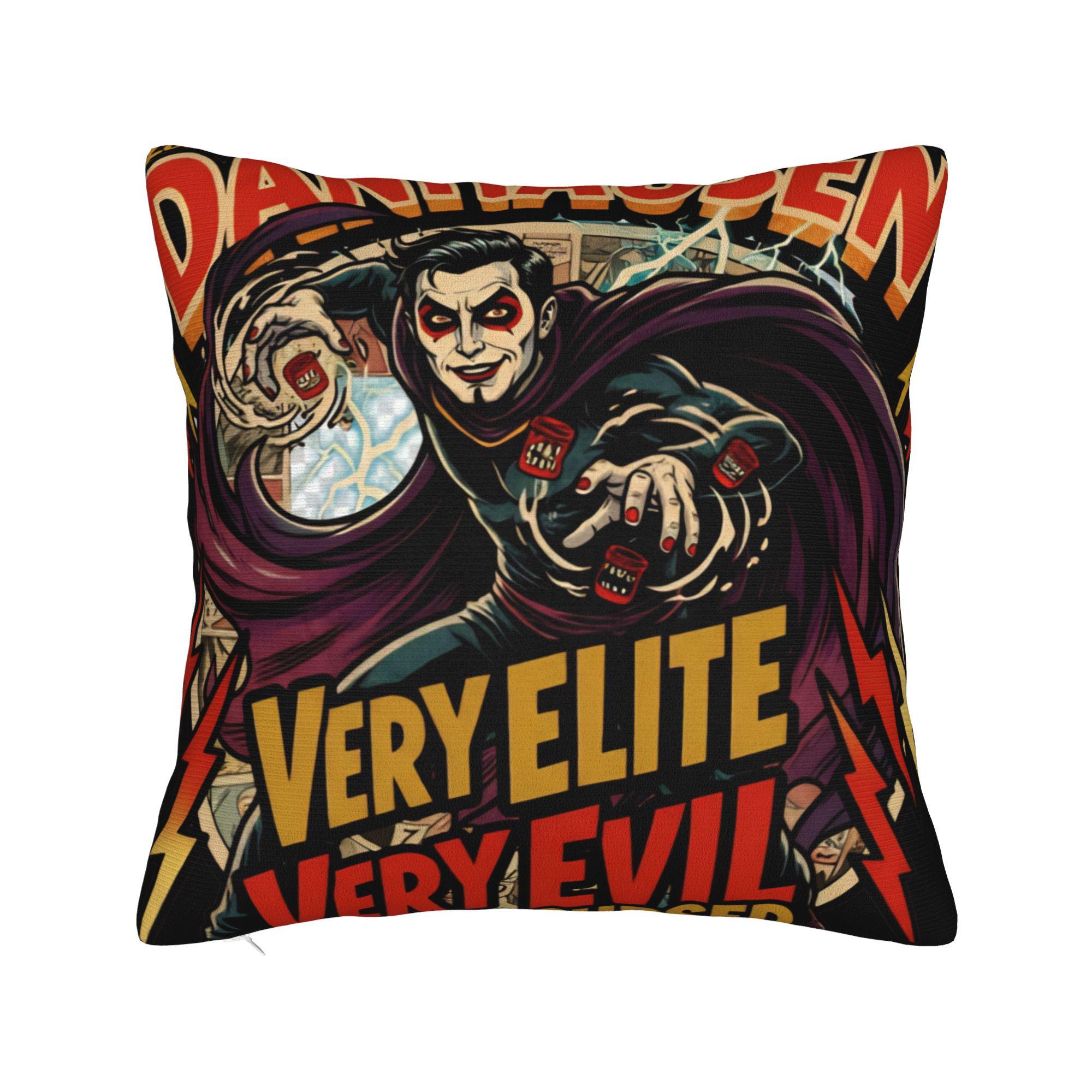 Danhausen Wrestling Square Pillowcases Home Funny Very Nice Very Evil Curse Cushion Case Cute Home Decoration Pillowcase 45*45 40x40cm