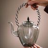 Diller Heat-Resistant Glass Teapot with Handle