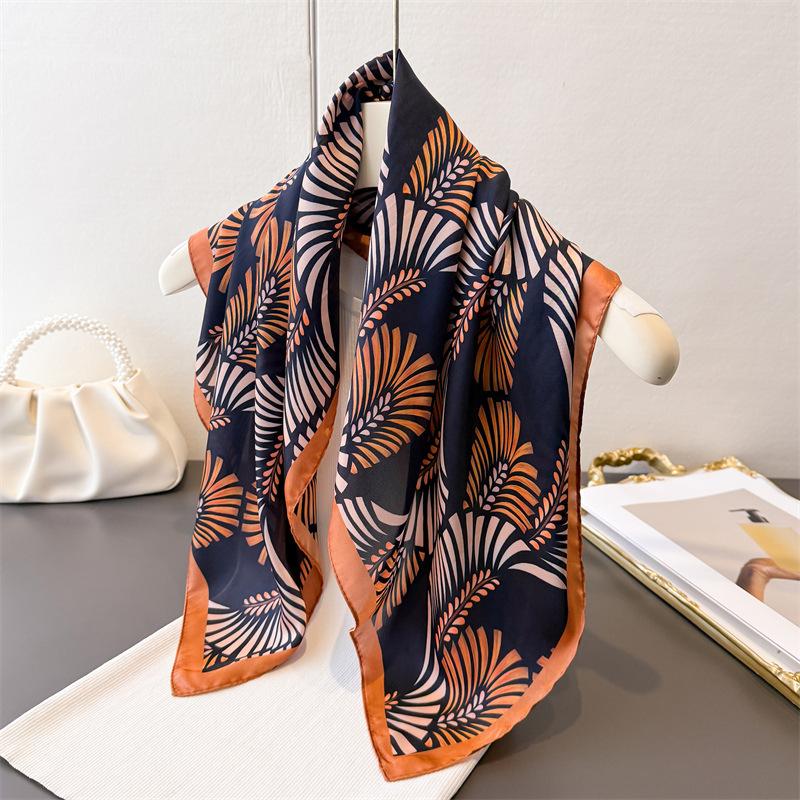 Retro Styles New Spring Summer Women Scarf Silk Satin Scarves Shawl Headband Hijab Bandana Wrap Bufanda Gift