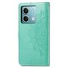 For Xiaomi Redmi Note 13 4G Leather Case Wallet Card Slots Phone Cover Mandala Embossed