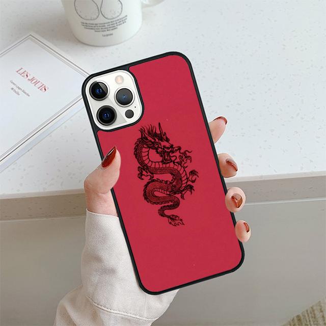 

Красный Дракон Чехол для Телефона Для iPhone 17 Air 13 12 14 15 16 Чехол Для Apple iPhone 17 Air 14 15 16 Pro Max 6S Plus Coque iPhone 15pro max