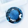 Natural Blue Sapphire Loose Gemstone 21.45 ct Round Cut Flawless September Birthday Birthstone