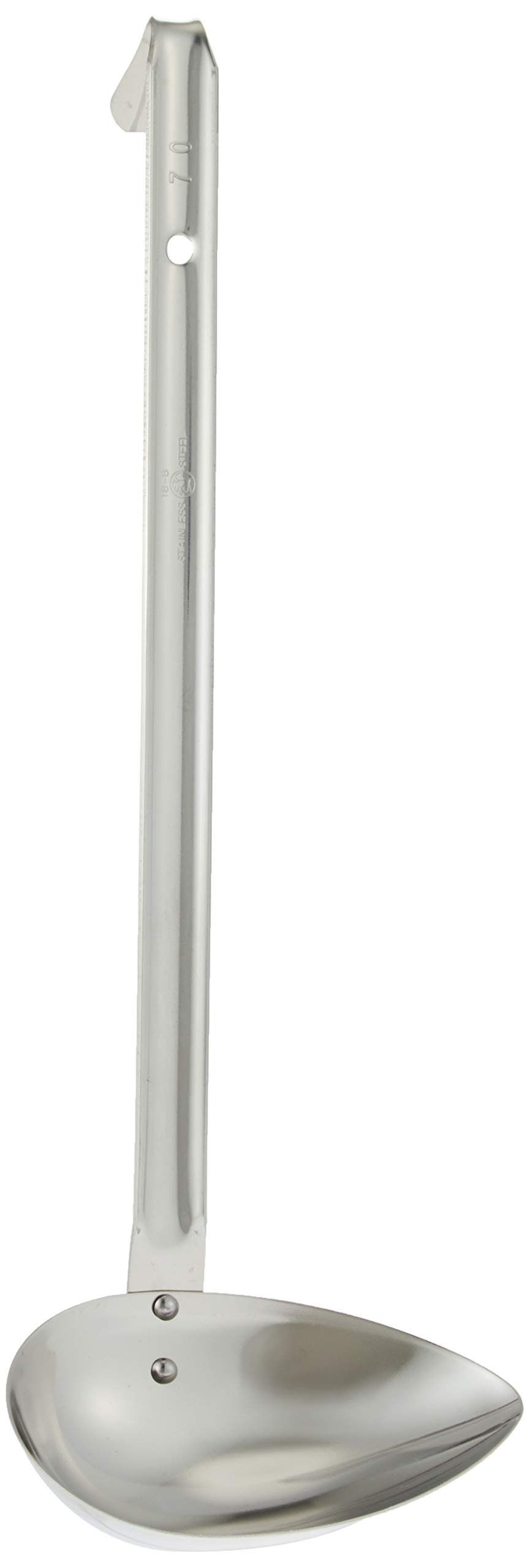 

PEARL METAL [Commercial use] 18-8 Side entrance soup ladle R-10335 Silver