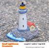 Mediterranean Style Small Lighthouse Ornament Micro Landscape Resin Craft