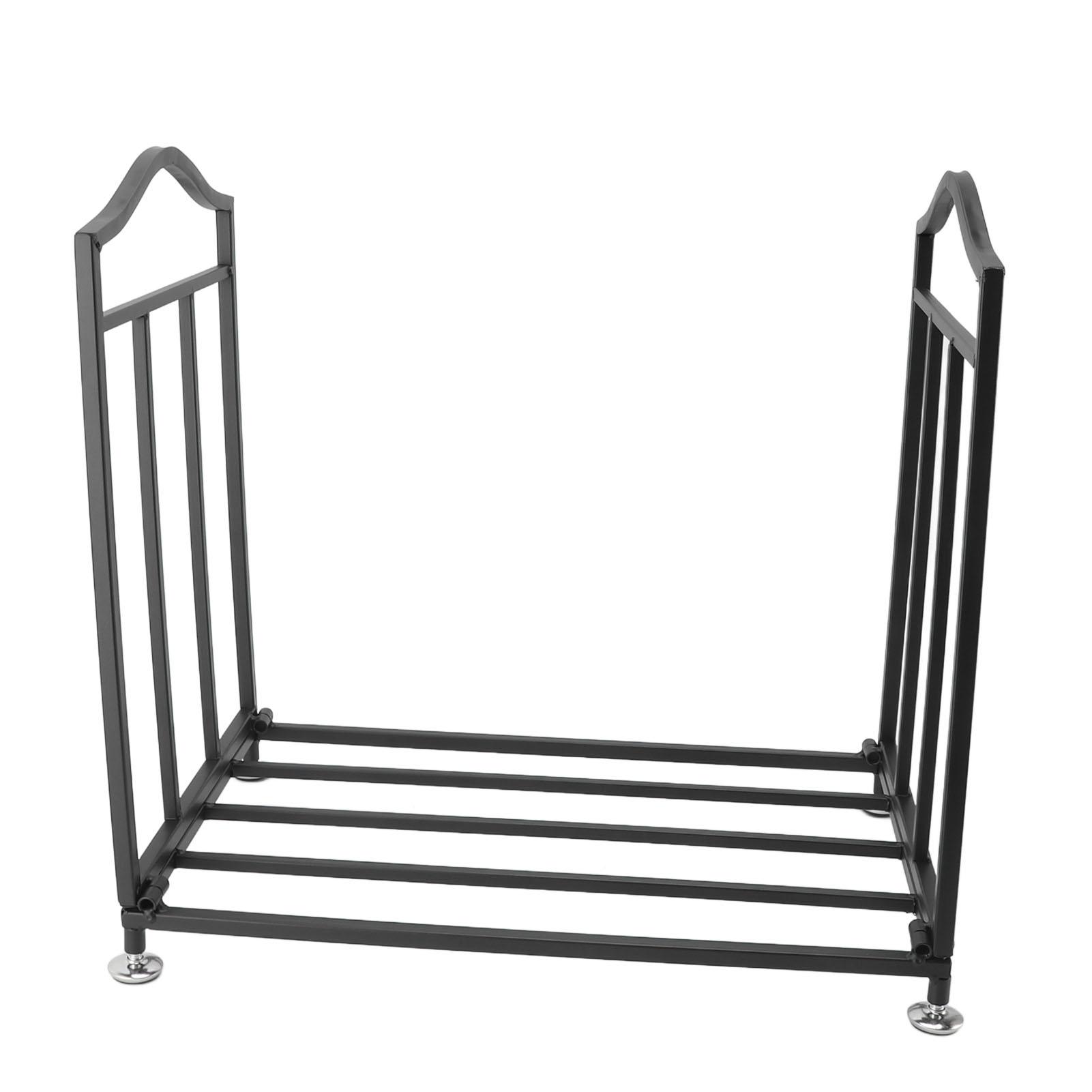 

Firewood Holder Heavy Duty Iron Antislip Firewood Storage Rack Indoor Outdoor Wood Log Organizer