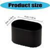 24lots Rubber Furniture Leg Cover Antislip Universals Chair Leg Protectors for Homes Office Library Use