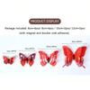 12-Pack Multi-Color 3D Butterfly Wall Stickers with Double Wings – PVC Fridge Magnets for Party & Home Decor