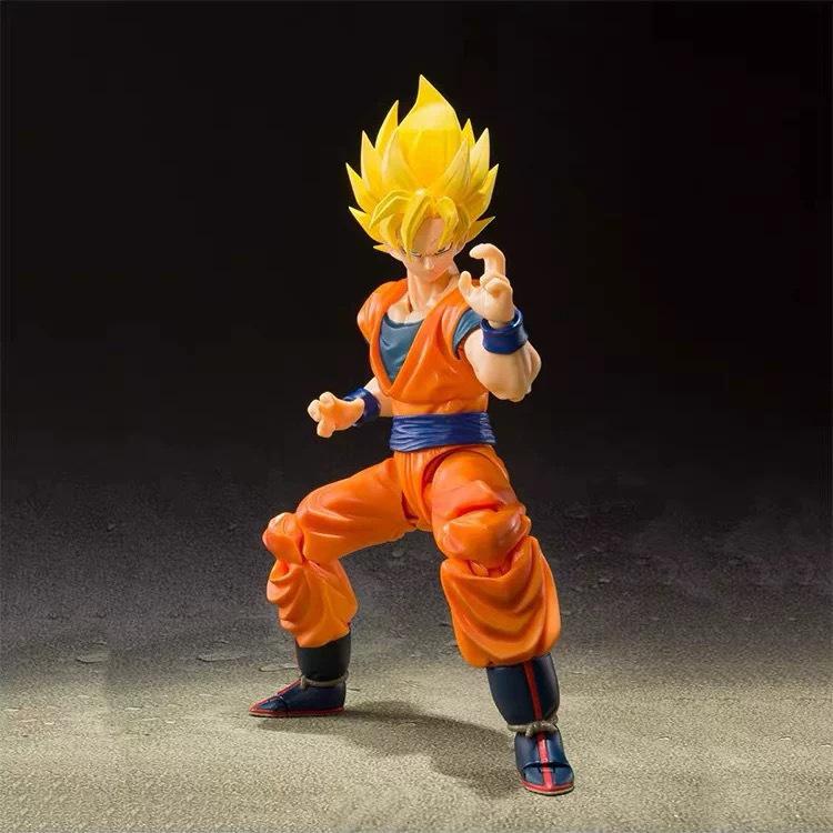 14CM Boxed Dragon Ball Z Super Figure Son Goku Action Figure DragonBall Migatte No Goku GBZ Collection Doll Birthday Gift