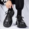 Pánské společenské boty Módní Krásné Čtvercová špička Silná podrážka Trendy Všestranné Pánské Populární Nízké britský styl Pracovní Kožené boty