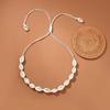 European-American Shell Wax Cord Necklace & Bracelet Set for Women - Bohemian Beach Vacation