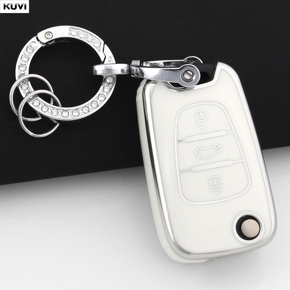 Fit For Hyundai I20 I30 Ix20 Ix25 Ix35 Elantra Accent Tpu Auto Key Fob Cover Case Fit For Kia Sportage Rio 3 Soul Optima Ceed Pro K5 K2 Pride
