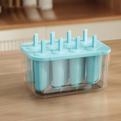 8 Ice Lolly Mold Reusable Hand-made Ice Treats Maker For Homemade