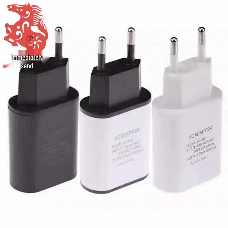 5V 2A Single Port USB Charger with EU Plug for Fast Charging