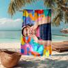 Ultra-Soft Beach Towel with Ms. Rachel Theme,Ideal for Pool - Camping, Diving - Perfect Travel Essential, Vibrant Beach Towel.