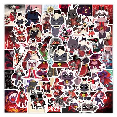 120 Neue Cult of The Lamb Cartoon Graffiti Aufkleber Notizbuch Koffer Dekoration Aufkleber