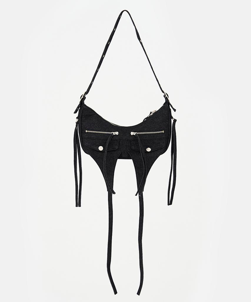 Arts De Base Denim Hobo Bag