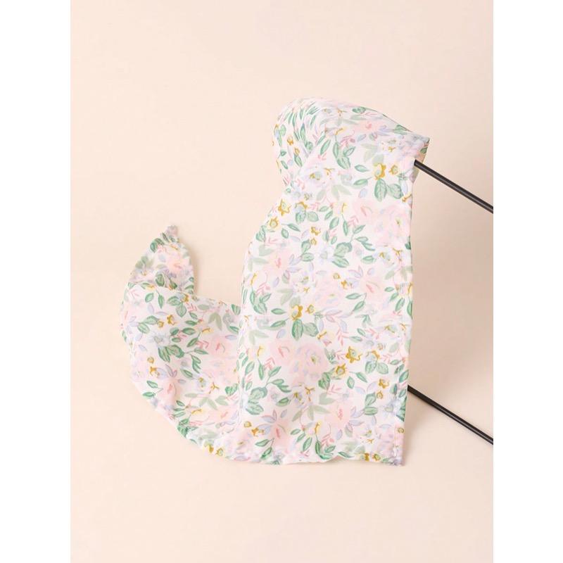 Küçük ve Orta Boy Köpekler İçin Sevimli Çiçek Baskılı Evcil Hayvan Bandanası, Evcil Hayvan Aksesuarı (1 Adet)