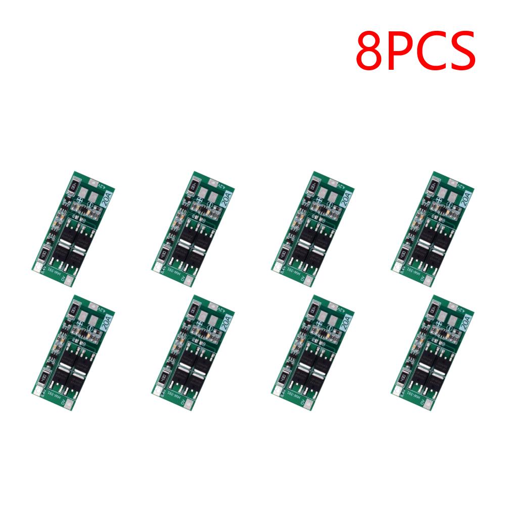 HW-391 2S 20A Lithium Battery Protection Board 18650 BMS Board Module Balance BMS Protection Board