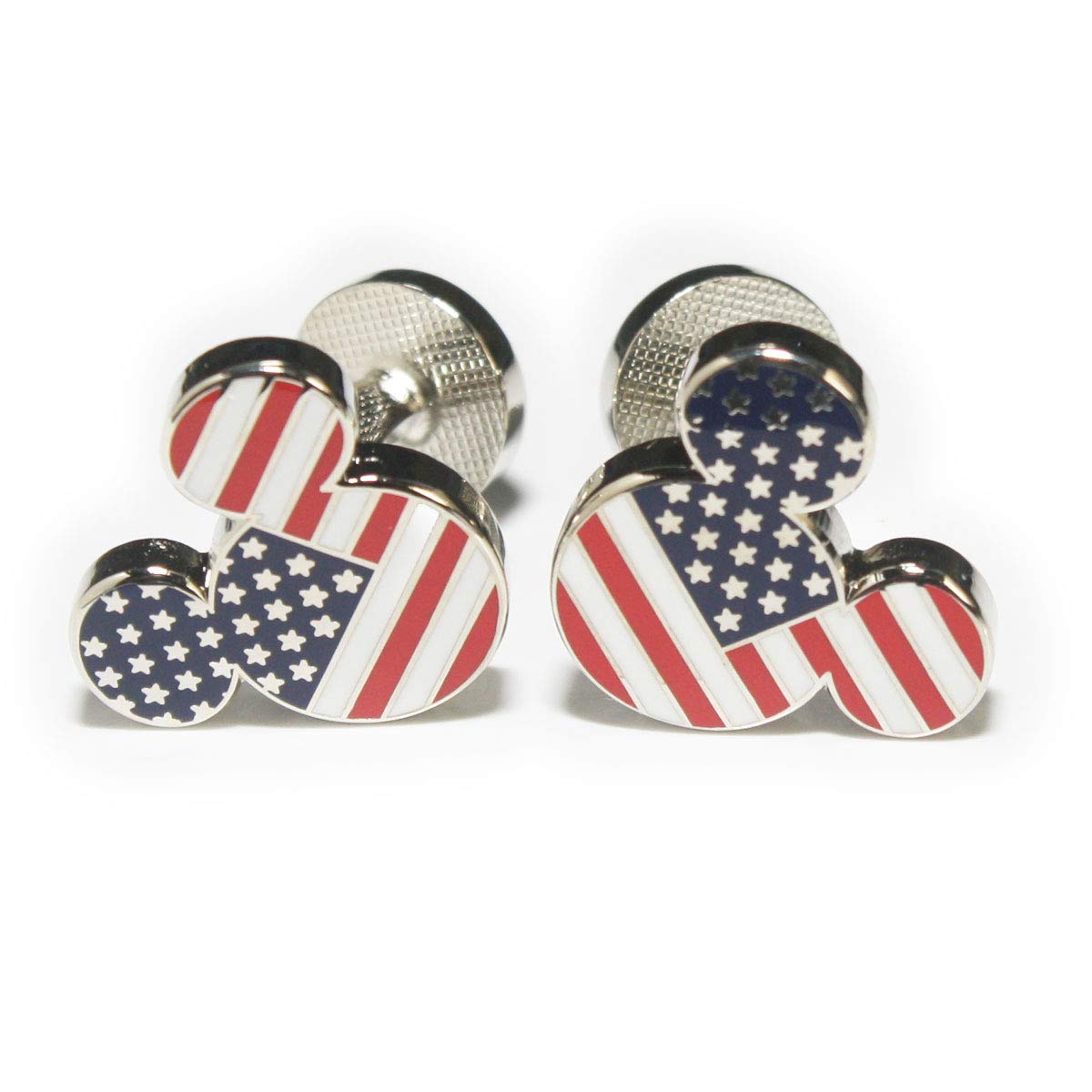 

Kamakura Cufflinks Workshop Stars and Stripes Mickey Mouse Cufflinks cf1582