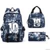 Football Printed Student Backpack Multifunctional Usb Interface Large Capacity Leisure Travel Backpack