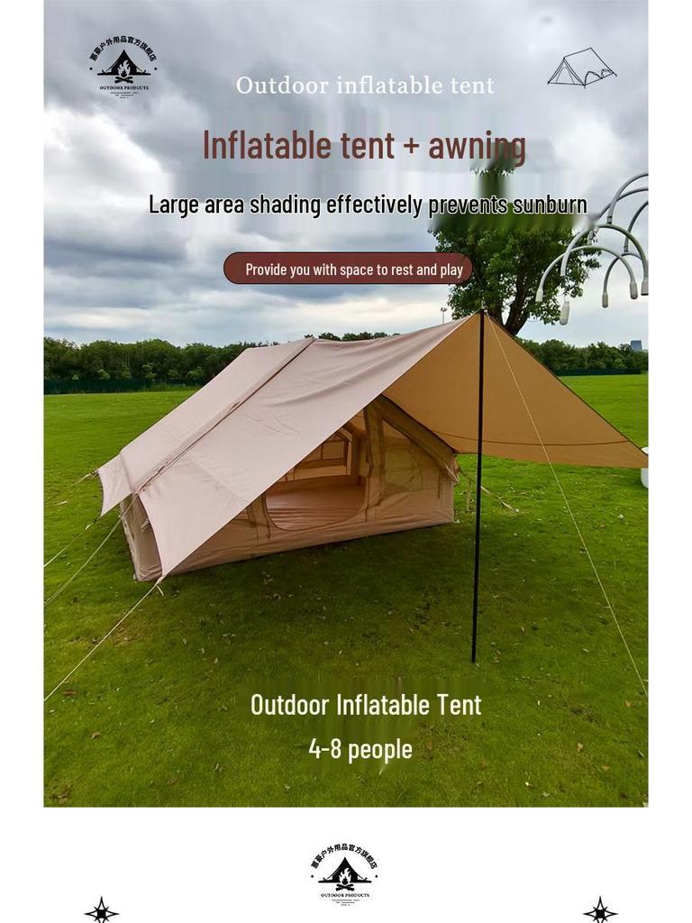Inflatable Tent Tarp: Two-in-One Outdoor Camping Essential