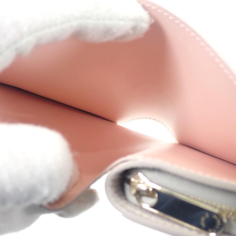 Louis Vuitton M13470 Bifold Wallet Bloom Grey/pink Monogram Mahina Women