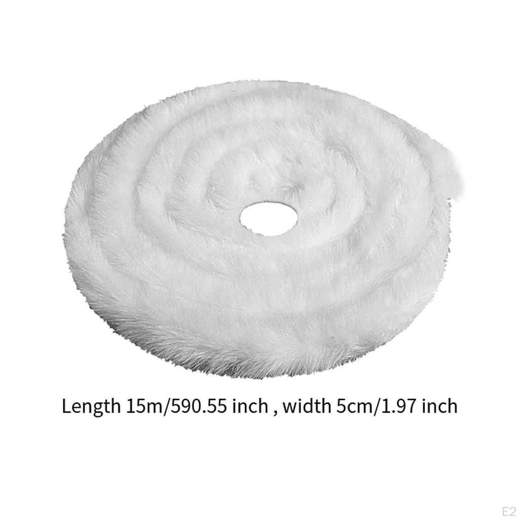 Sztuczne paski futrzane na Boże Narodzenie o szerokości 5 cm do obrzeży płaszczy, girlandy