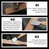 Wood Leather Sharpening Board Polishing Board Leather Knife Sharpener Sharpening Strop Tool Double Sided Polishing Board