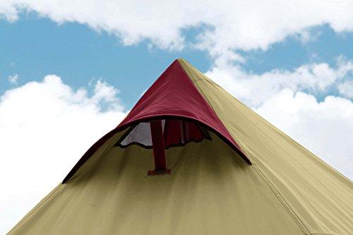 Captain Stag Camping Equipment Aluminum One-Pole Tent 300UVUA-16